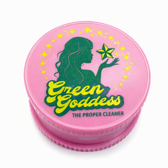 Green Goddess | Acrylic 3-Part Grinder-Pink/Black/Green– 60mm (12 PCS)