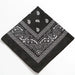 Cotton Bandana 12 display Bandana NIBO Distribution Black