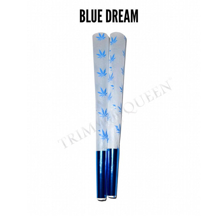 TRIM QUEEN | KING SIZE TOKE CONES-8 CONES Pre-rolled Cone Trim Queen BLUE GANJA DREAM