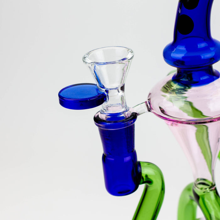 Infyniti | 10" Glass 2-in-1 recycler ( GP1933 ) Glass Bong ONE