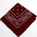 Cotton Bandana 12 display Bandana NIBO Distribution Brown