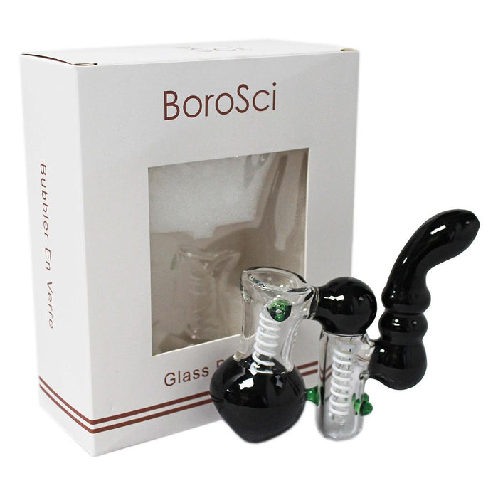 BoroSci | 7.5" Dubbler Glass Bubbler Glass Pipe Maq Distributors