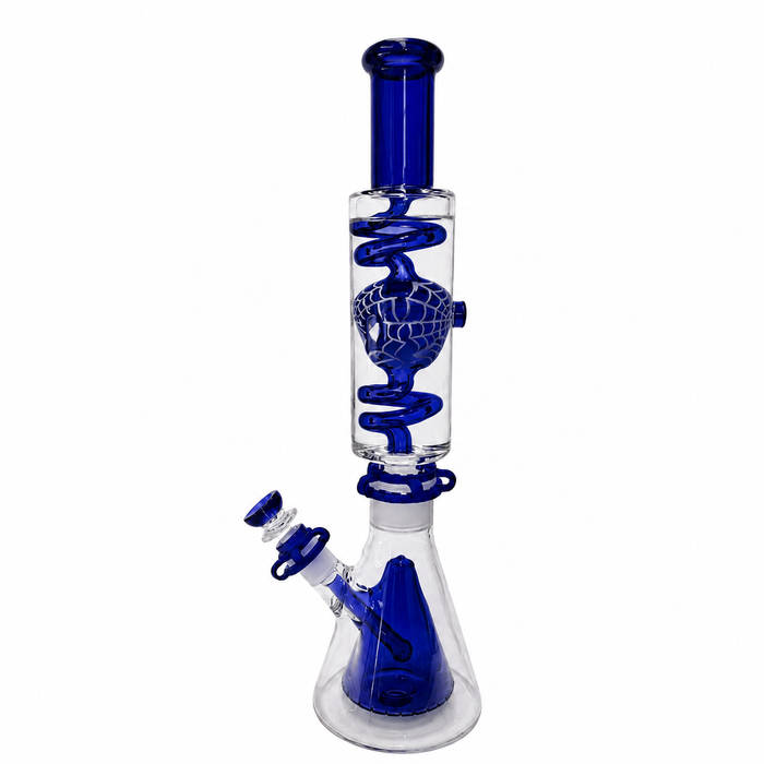 Xtreme | 17.5" Spider Freezable coil (TDO-029) Glass Bong Canadian Distributor Blue