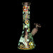 Cheech & Chong® Glass | 10" Tie Dye Glow-in-the-Dark Water Pipe [CC170] Glass Bong Smoking Cat Distribution