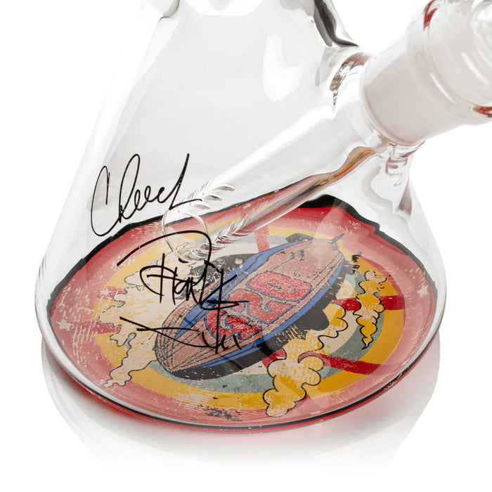 Cheech & Chong® Glass | 15" 7mm Thick 420 Mind Meld Water Pipe [CC167] Glass Bong Smoking Cat Distribution