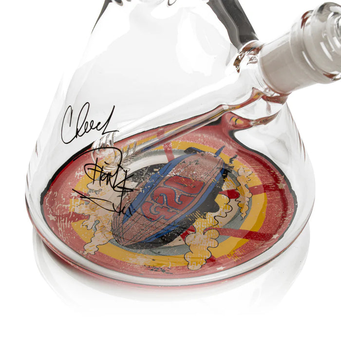 Cheech & Chong® Glass | 10" 420 Mind Meld Water Pipe [CC168] Glass Bong Smoking Cat Distribution