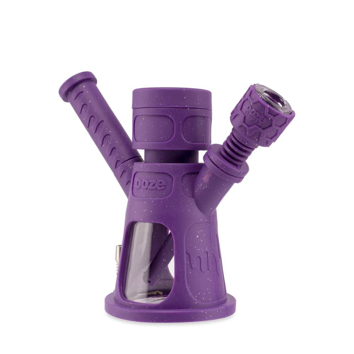 Ooze | Hyborg Silicone Glass 4-In-1 Hybrid Water Pipe And Dab Straw