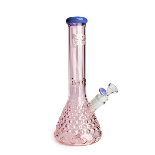 Red Eye Glass® | 12" Hermes Beaker Base Water Pipe – Two-Toned Borosilicate Glass [REG077Pi] Glass Bong Smoking Cat Distribution