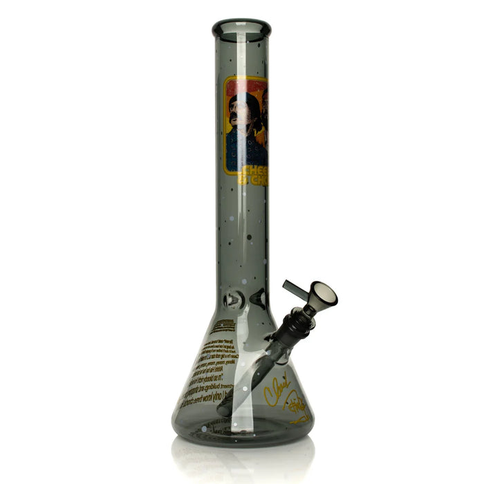 Cheech & Chong® Glass | 15" Stoners in Space Beaker (CC156) Glass Bong Smoking Cat Distribution