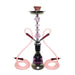 Zebra Flagship 2 Hose Hookah 28" Tall Hookahs Jatiimports LLC PINK