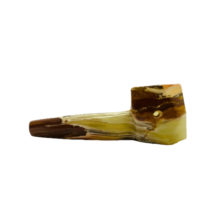StoneAge | 4" Handmade Tobacco Smoking Pipe – Model: Diamond, Includes Gift Box Quartz · Stone NicePrice