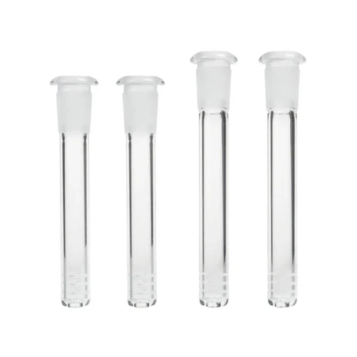 Clear Glass Slitted Diffuser Downstem – Multiple Sizes Available (3"–4.5") Downstem · Bowlstem Small Biz Distributors 3"