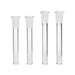 Clear Glass Slitted Diffuser Downstem – Multiple Sizes Available (3"–4.5") Downstem · Bowlstem Small Biz Distributors 3"