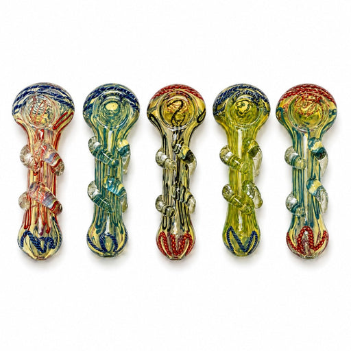 4" Wig Wag Glass Hand Pipe Glass Pipe Super Supplys Inc Default Title
