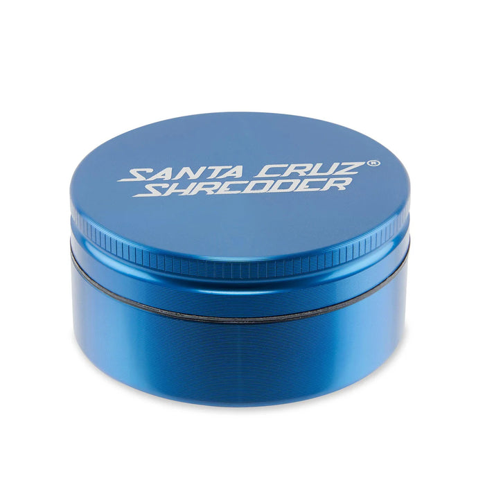 SANTA CRUZ SHREDDER | Medium 2-piece Shredder Regular Grinder Cannatron Blue