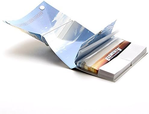 Elements Ultra Thin Rice Rolling Papers Artesano 1 1/4 Size Papers Tray & Tips - 15 packs 1 - 1/4" Size ONE