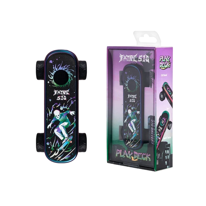 SC Extre 510 Play Deck Skateboard 510 Batteries 5 Count Display