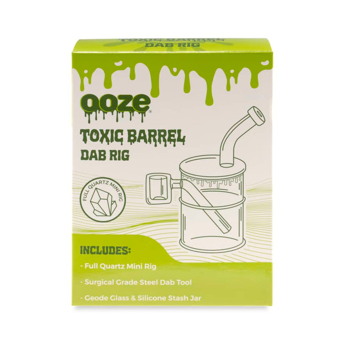 Ooze | Quartz Mini Rig - Toxic Barrel Bongs Cannatron