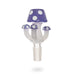Red Eye Glass® | 14mm Amanita Pull-Out [194R] Bowl · Banger · Oil Burner Smoking Cat Distribution Purple