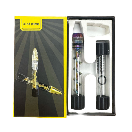 3 In 1 Glass Blunt Blunt Super Supplys Inc