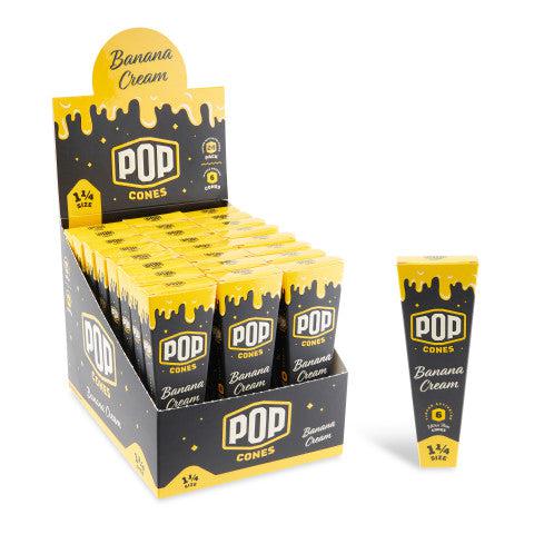 Pop Cones | 1 1/4 6pk Pre-Rolled Cones with Flavor Tip 24ct Display