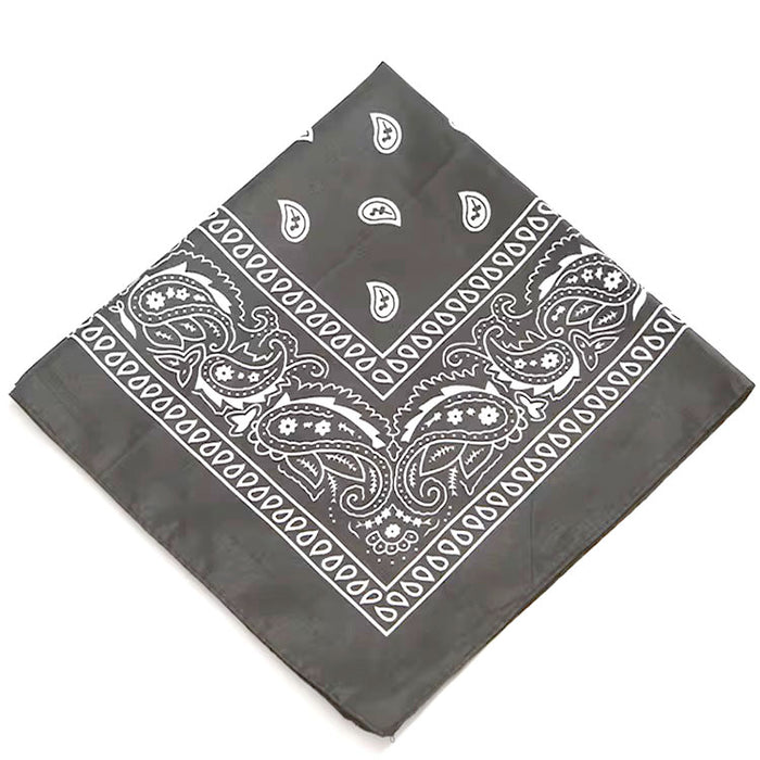 Cotton Bandana 12 display Bandana NIBO Distribution Grey