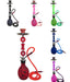 Zebra Heart 1 Hose Hookah 28" Tall Hookah Jatiimports LLC