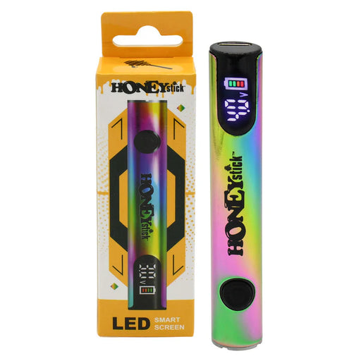 Honey Stick | Digital 510 Variable Voltage Battery Box of 10 510 Battery ONE Multicolor (Rainbow)