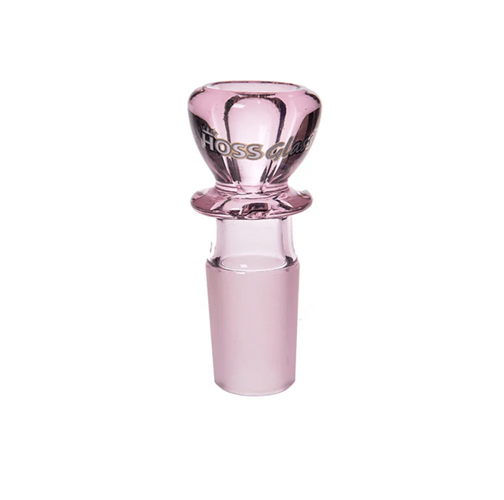 Hoss Glass | 19mm Full colour chunky snapper bowl [YX20C] Bowl · Banger · Oil Burner Smoking Cat Distribution Pink