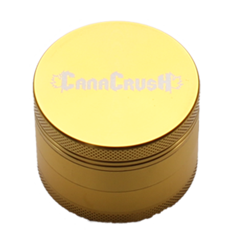 CanaCrush | 2.5" 4 Piece Grinder Regular Grinder Maq Distributors Gold