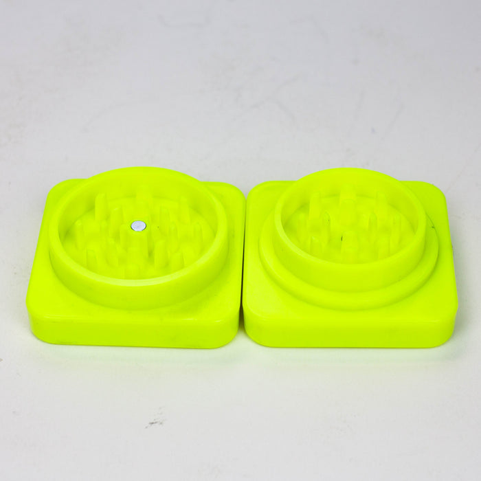 Square 2 Part plastic Grinders Box of 12