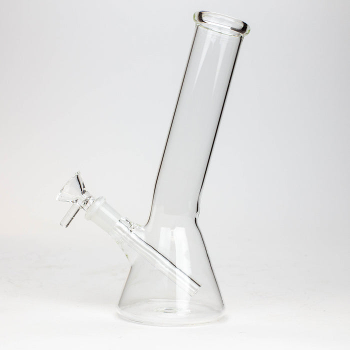 8" Clear glass beaker water bong [ WF001 ] Glass Bong ONE