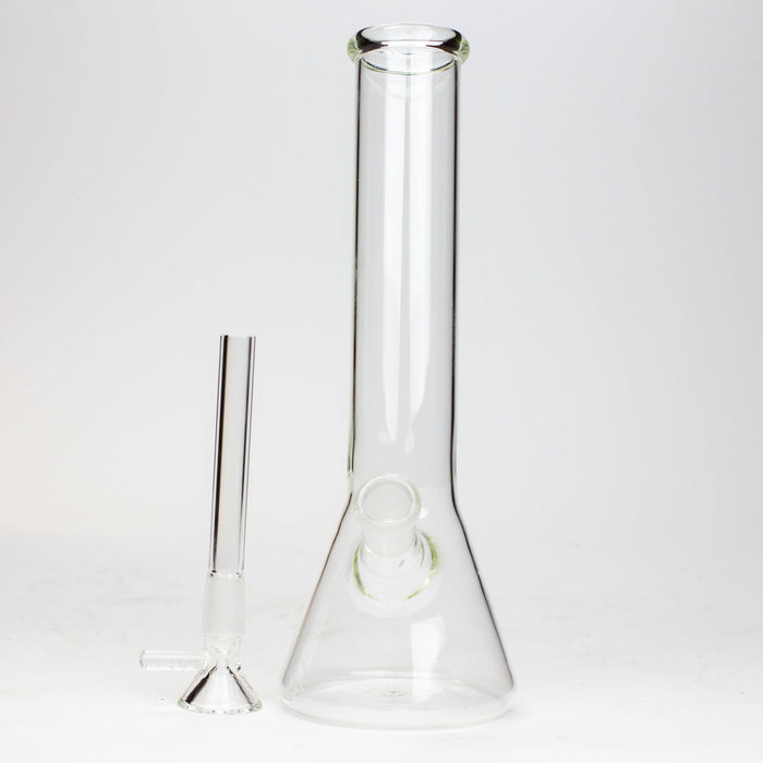 8" Clear glass beaker water bong [ WF001 ] Glass Bong ONE