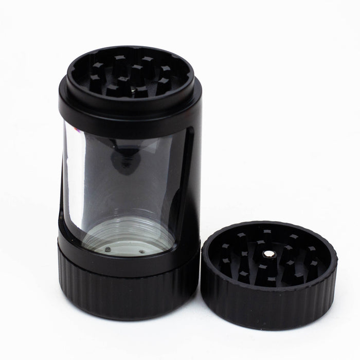 4-in-1 LED Magnify Jar with a grinder and one hitter