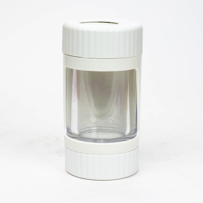 4-in-1 LED Magnify Jar with a grinder and one hitter