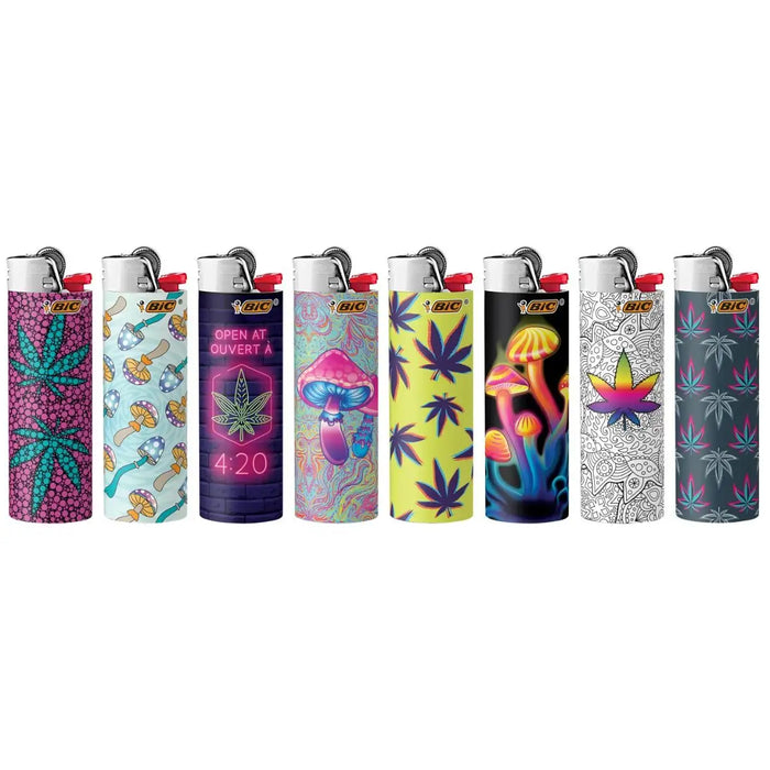 BIC® | Special Edition Counterculture Series Maxi Pocket Lighters Display of 50