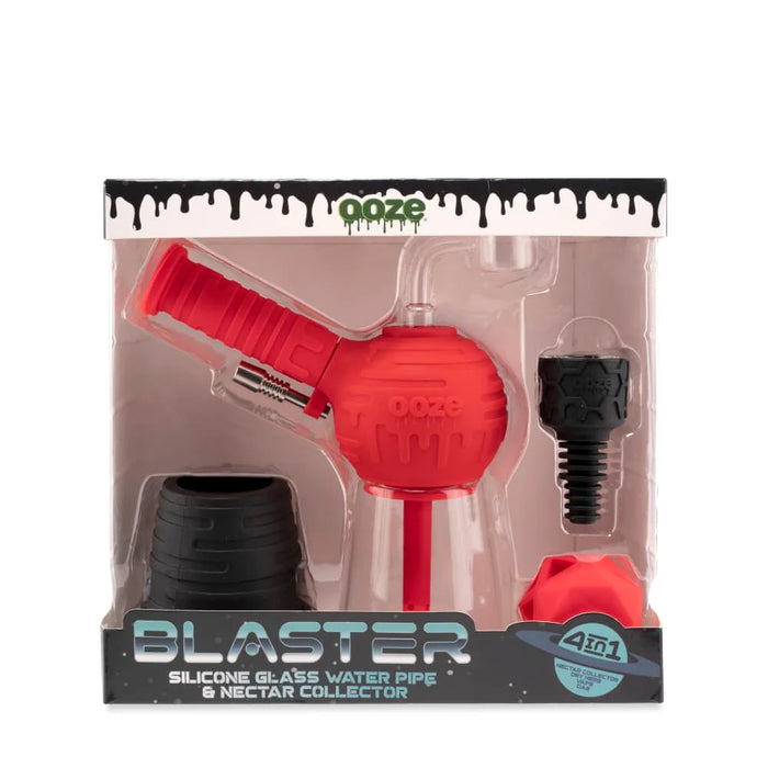 Ooze | Blaster - Silicone Glass 4-In-1 Hybrid