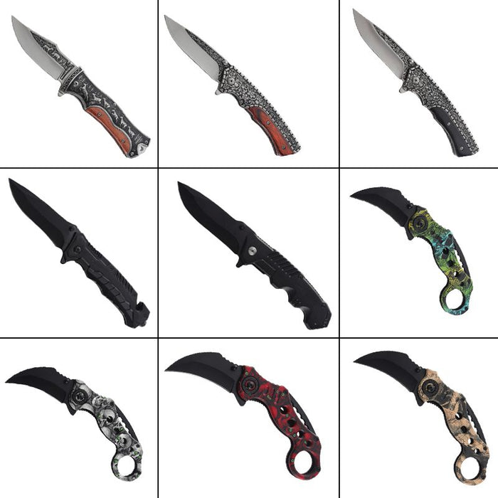 Xtreme© | 48 Foldable Pocket Knife Display [XTR-Knife-Display] Folding Knife Canadian Distributor