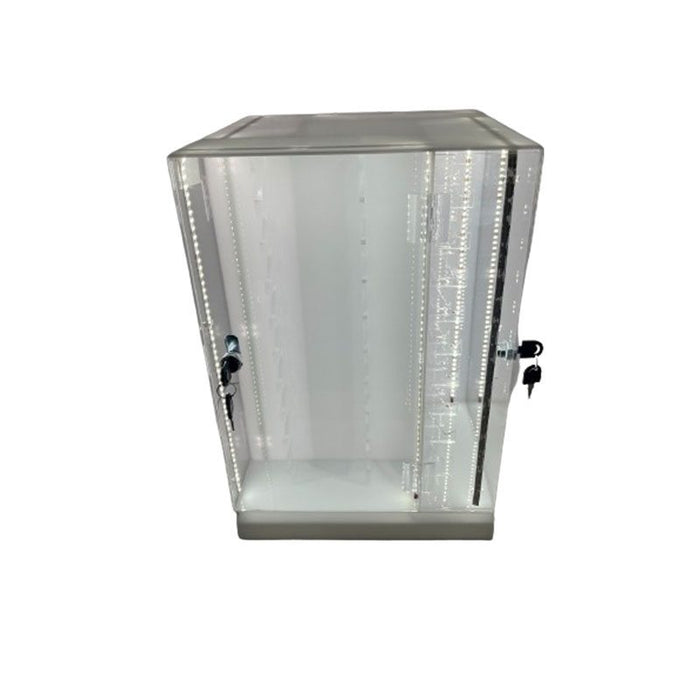 Acrylic Knife Display Case – Lockable with LED Lights | Holds Up to 36 Knives Folding Knife Canadian Distributor
