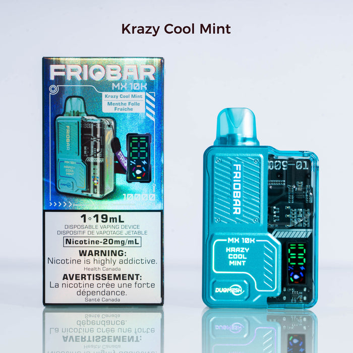 friobar mx 10000 puffs disposable vape 50ct/crystal display FRIOBAR friobar mx 10000 puffs disposable vape 50ct/crystal display FRIOBAR