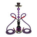 Zebra Flagship 2 Hose Hookah 28" Tall Hookahs Jatiimports LLC PURPLE