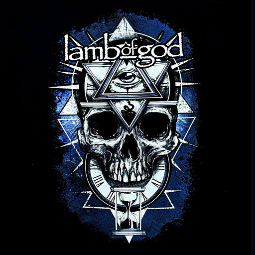 Lamb of God | “All Seeing Blue” Short Sleeve Men’s Black T-Shirt – Officially Licensed Rock Band Tee Short Sleeve Philcos