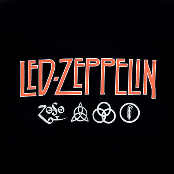Led Zeppelin | "Insignia," Men's T-Shirt Black - Officially Licensed