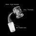 Honeybee Herb - HONEY CHAMBER QUARTZ BANGER - 90° DEGREE | YL Banger · Oil Burner Honeybee Herb