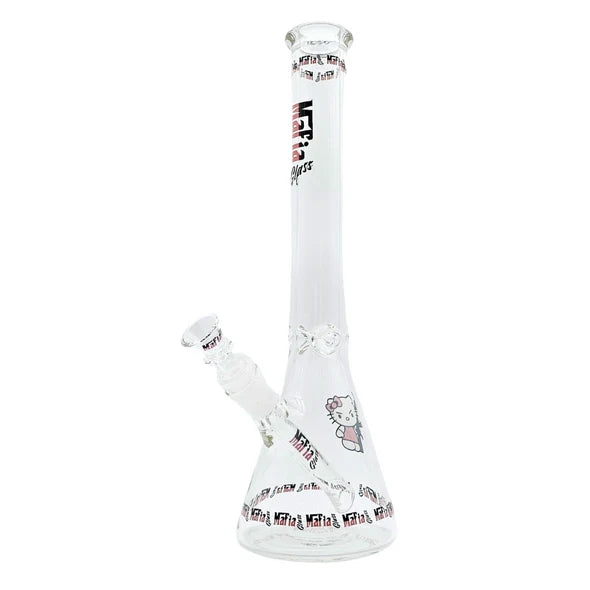 Mafia Glass | Character-Themed Beaker Bongs – Mafia Glass Collection Glass Bong Small Biz Distributors Pink