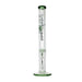 Johnny Green | 24″ 9mm Straight Tube with Grid Percolator Slide – Green (MJG-015) Straight Tube Bong Canadian Distributor