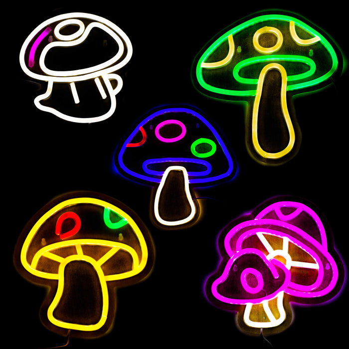 LED Neon Decoration Dimmable Signs - Mushrooms Collections