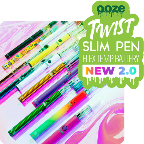 Ooze | Twist Slim Pen 2.0 510 Thread Vaporizer Battery