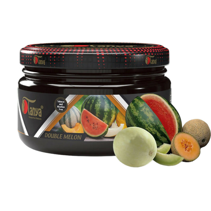 TANYA HOOKAH FLAVOR 250G CAN ZERO NICOTINE- ZERO TOBACCO Hookah Accessories Jatiimports LLC DOUBLE MELON