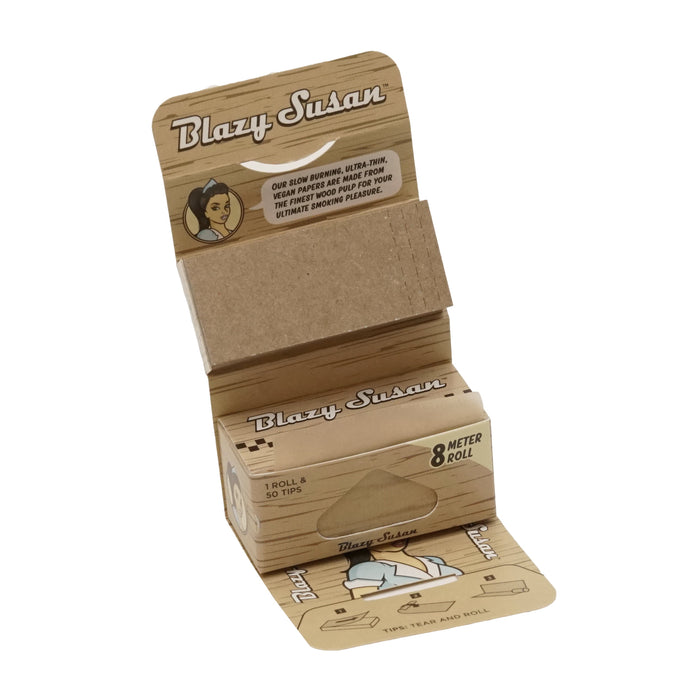 Blazy Susan | Unbleached High roller kit Box of 16 1 - 1/4" Size Smoking Cat Distribution